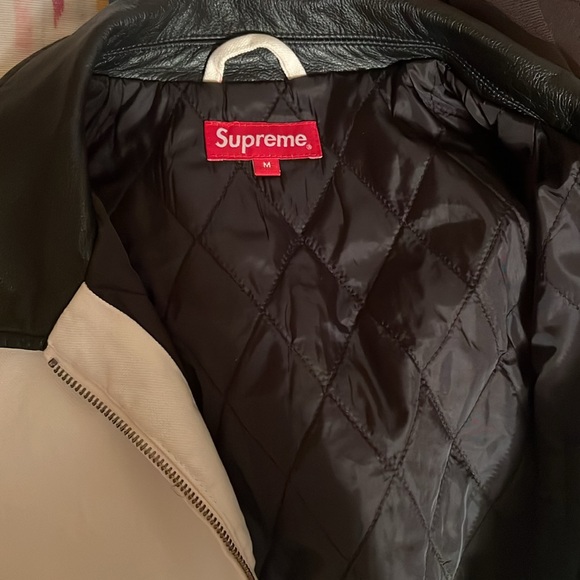 Supreme Leather Collar Utility Jacket - Picture 4 of 5